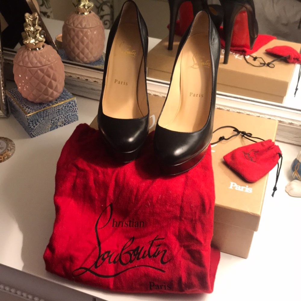 Christian Louboutin Bianca 140 Black 36.5
